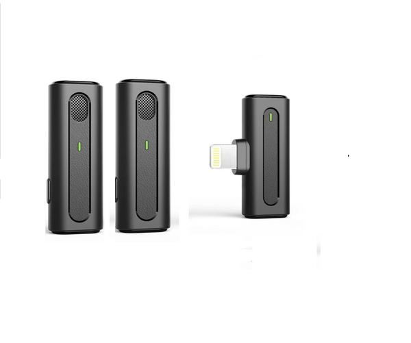 Micrófono inalámbrico M9 Lavalier, receptor de transmisión reducción de ruido omnidireccional