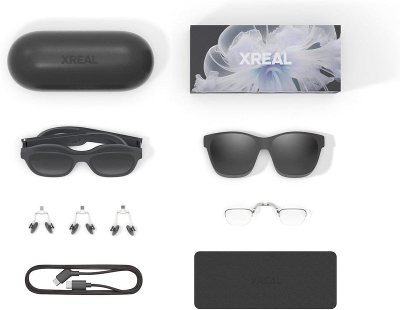Gafas de realidad aumentada Xreal Air 2 Micro-OLED | Pantalla de 330" | Color negro