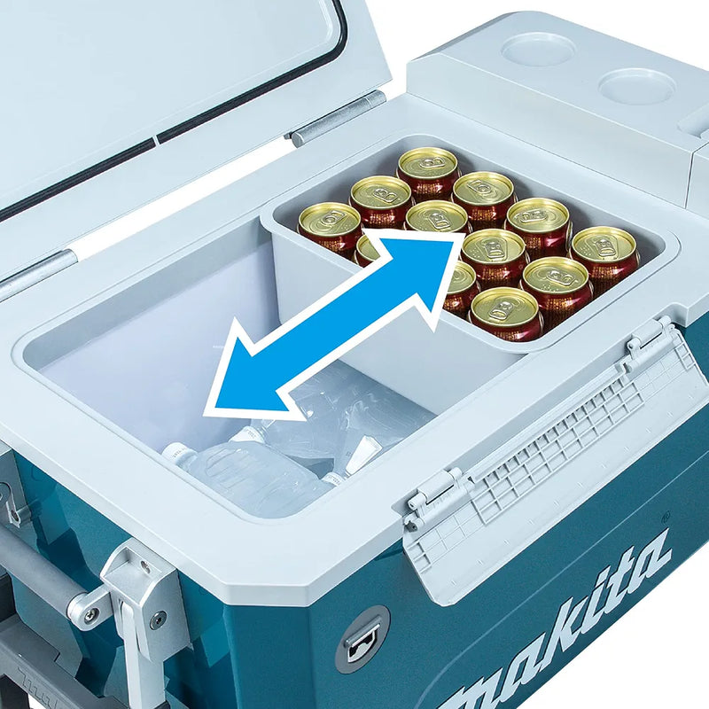 Refrigerador y Calentador a Batería 40Vmax Cooler 20L - Makita