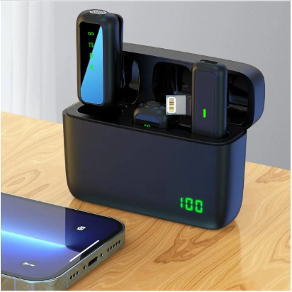 SX6 Micrófono Con pantalla Con Receptor Para Transmisión para Iphone