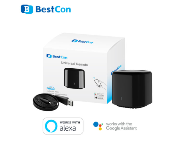 Bestcon RM4C Mini Control Remoto Universal Wifi /ir/ Alexa google Domótica