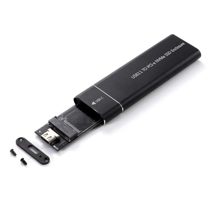CAJA ADAPTADOR PORTABLE DE ESTADO SOLIDO USB3.1 TIPO C