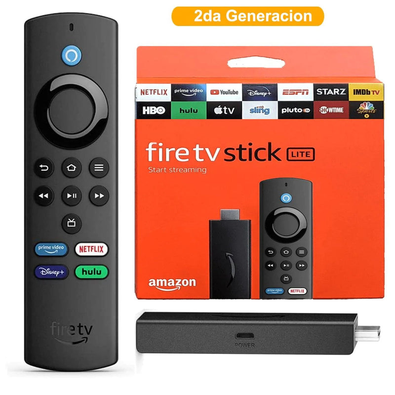 FIRE TV STICK LITE START STREAMING DE 2DA GENERACION DE AMAZON