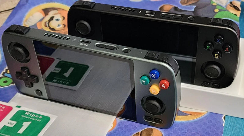 Consola juegos Anbernic emula ps2 RG405M de 128 gb android tactil con play store
