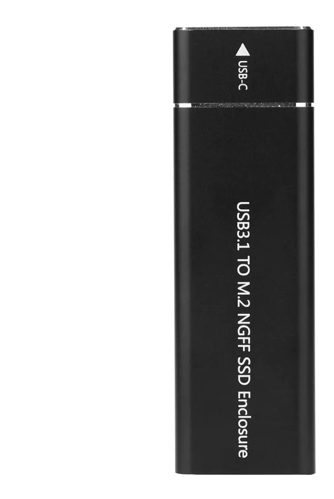 CAJA ADAPTADOR PORTABLE DE ESTADO SOLIDO USB3.1 TIPO C